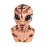 Horror Alien Mask UFO Big Eyes Horrible Mask Monster Headgear Latex Masquerade Party Costume Props Halloween Cosplay Dress Up