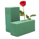 1PCS Flower Holder Artificial Flower Floral Foam Can't Absorb Flower Mud Handle Bridal Floral Foam Bricks Home Decor