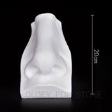 Human Facial Features Sculpture Painting Anti Breaking Pvc Decor Ear Nose Eye Mouth Sketch Still Life Imitation Plaster Crafts