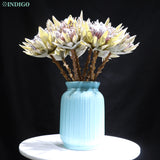 INDIGO Ancient Protea Cynaroides Large Size Real Touch Artificial Flower Party Event Shopwindow Display Decoration Gift