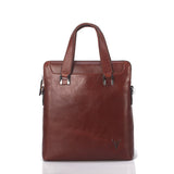 Mens Briefcase Oil Wax Leather Shoulder Messenger Bags Fashion Handbags for Man Business Office Documents Crossbody Bag