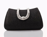 Diamond Evening Clutch Bag Women Elegan Handbag Purse Lady Wedding Banque Party Chain Shoulder Bag Silver Gold