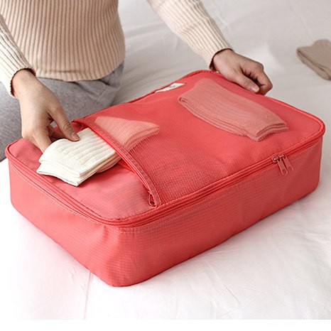 Travel Waterproof Bag Foldable High Capacity Quality Portable Mesh Bag For Women Men Travel Accessories