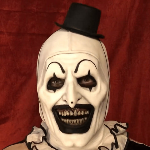 Joker Latex Mask Terrifier Art The Clown Cosplay Masks Horror Full Face Helmet Halloween Costumes Accessory Carnival Party Props