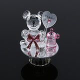 K5 Crystal Bear Nipple Baptism Baby Shower Souvenirs Party Christening Giveaway Gift Wedding Favors and Gifts For Guest 10PCS