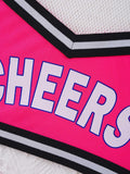 Kids Girls Cheerleader Costume Sleeveless Crop Tops With Shorts Pleated Skirt Set School Musical Team Suit Cheerleading Uniform