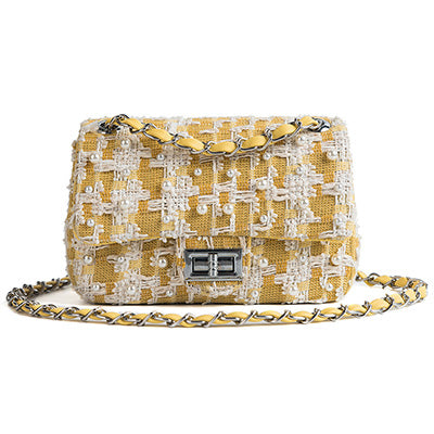 Pearl Crossbody Bags For Women 2018 Wo Chain Handbags Female Small Shoulder Bag Lock Hand Bag Ladies Messenger Bag