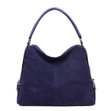 Real Spli Suede Leather Shoulder Bag For Women 2018 Female Casual Handbag Messenger Top-handle bags Good Quality