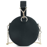 Round Crossbody Bags For Women 2018 Design Nubuck Leather Mini Handbag Female Chain Messenger Bags Small Circle Tote