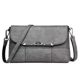 Designer Genuine Leather Ladies Handbag Vintage Hasp Women's Crossbody Bags Female Clutch Women Shoulder Bag