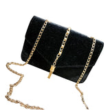 LJL Women Flap Clutch Evening Handbag Purse Tassel Envelope Chains Ladies bags