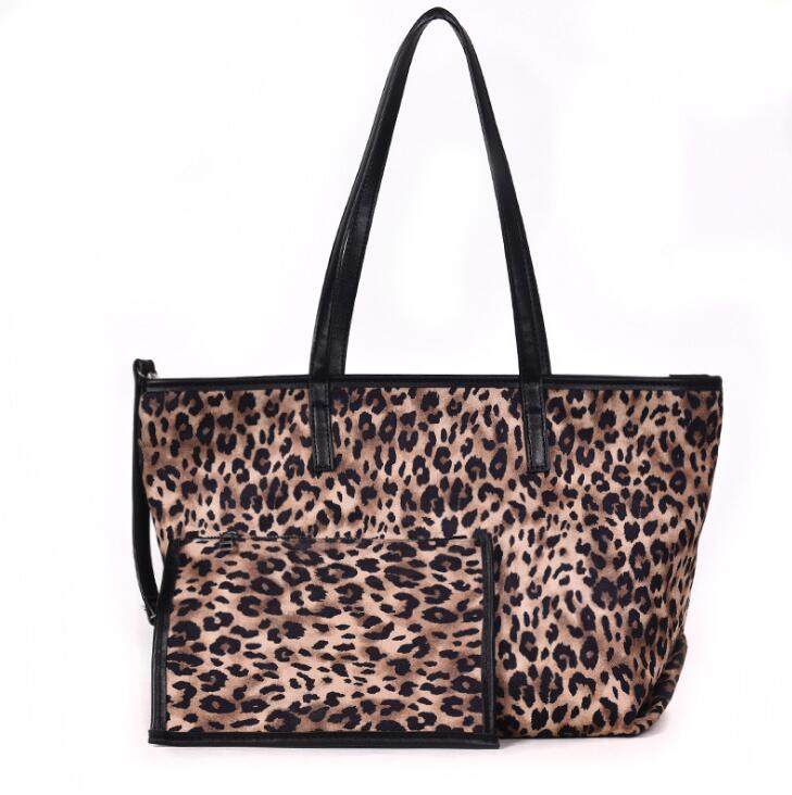 Ho Sales Women Bags 2018 Autumn Winter Leopard Luxury Handbags Women Bags Designer Casual Large Capacity Tote Shopping Bag
