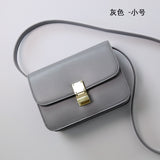 Candy Color Vintage Box Small Women Messenger Crossbody Bags For Flap Purses And Designer Handbags High Quality Leather