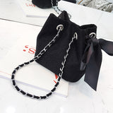 Fashion Famous Brand Women Handbags Small Luxury Ribbon Bow-kno Shoulder Bag Girl Jewelry Crossbody Messenger Bag