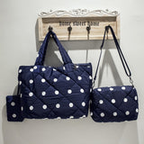 3 Sets Waterproof Women Handbag Sof Winter Bag Women's Shoulder Bags Tote Purse Oxford Designer Handbags High Quality