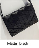 Lasen Bag 2018 New Women handbag geometric Lattice Shoulder Bag Envelope Clutch designer Bag with flip bao bag 15 Colors