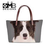 Late Design The edge of Dogs Women Handbags Fresh Shoulder Bags for Ladies Portable Hand Bag Casual Beach bag Bolas Femininas