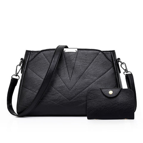Late New Fashion Brand 1 Se Women Black Red Gray Shoulder & Crossbody Bag Handbag and Card Bag Messenger Bag Ladies Baguette