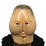 Latex Butt Head Mask Adult Ass Cosplay Prop Halloween Party Costume Accessory