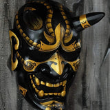 Latex Samurai Mask Japanese Latex Grimace Fangs Cosplay Masks Soft Horror Rubber Anime Mask Halloween Costume Props Carnival