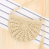 women Handmade Handbag Bohemian Straw Rope Knitted Messenger Shoulder Bag Lady Fresh Paper Summer Beach Travel bag