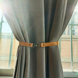Leather Curtain Tie Backs Room Accessories Curtain Holder Clip Strap Buckle Curtain Tie Rings Home Decor