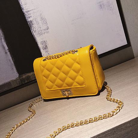 Leather Quilted Bag Women Crossbody Shoulder Bags Lady Designer Brand Women Messenger Bags Small Girl Balck White Yellow