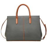 ladies shoulder bag Oxford + pu leather simple waterproof nylon bag commuter female bag regular large capacity briefcase