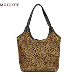 Leopard Prin Tote PU Leather Handbag Ladies Top-handle Bag 2018 Shoulder Bag Women Bolsos Mujer
