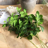 Lifelike Artificial Ficus tree branch for wedding jungle party decorations fake flower arrangment plants Green Faux foliage