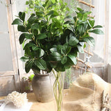 Lifelike Artificial Ficus tree branch for wedding jungle party decorations fake flower arrangment plants Green Faux foliage