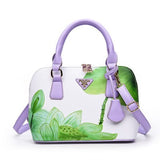 2018 Flower Luxury Handbags Women Bag Designer Shopper Bag Elegan Floral Shell Shoulder Ladies Hand Bag B Feminina
