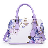 2018 Flower Luxury Handbags Women Bag Designer Shopper Bag Elegan Floral Shell Shoulder Ladies Hand Bag B Feminina