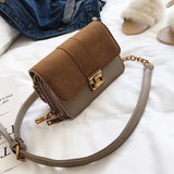 Lock Catch Chain Small Leather Handbags Women Crossbody Messenger Bags Famous Brands Luxury Designer For 2018 B Feminina Sac