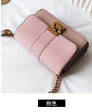Lock Catch Chain Small Leather Handbags Women Crossbody Messenger Bags Famous Brands Luxury Designer For 2018 B Feminina Sac