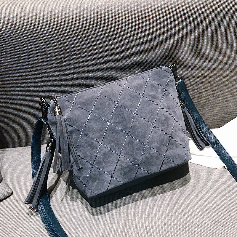 Tassel Bags for Women 2018 Faux Suede Leather Handbag Women Messenger Bag Vintage Shoulder Bag B Feminina Sac A Main