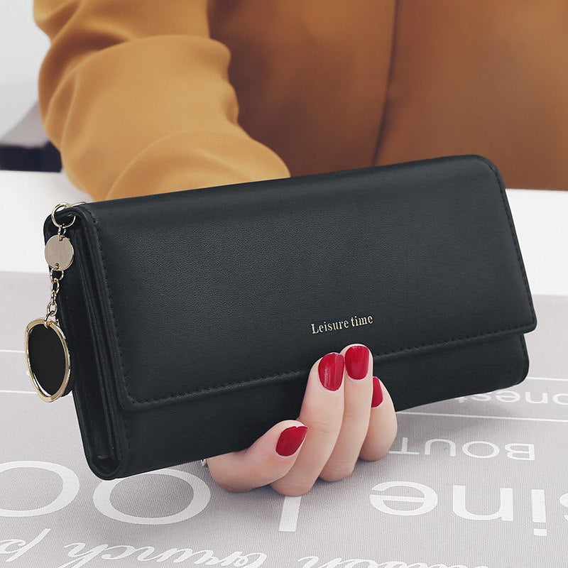 Luxury Brand Wallets Women Leather Wallets Female Long Coin Purses Ladies Money Credi Card Holders Large Capacity Clutch Bags