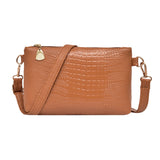 Luxury Brand Women Messenger Bag PU Leather Shoulder Bag Fashion Messenger Bags Women Mini Handbag Small Zipper Envelope Clutch