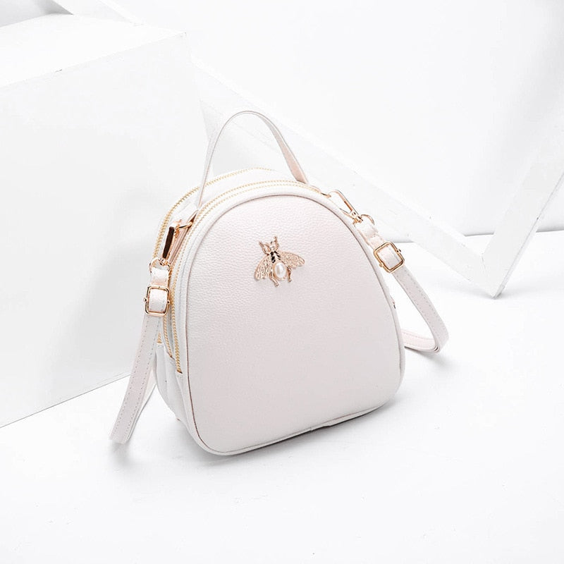 Luxury Handbags 2018 Women Bags Designer Ladies' High Quality PU Leather Bag for Women Fashion Bee Decoration Famous Brands Tote