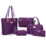 Luxury Handbags Women Bags Designer 6pcs Crossbody Bags for Women Nylon Shoulder Bag Se Ladies Patchwork Composite Bag