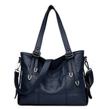 Luxury Handbags Women Bags Designer Plaid Women's Leather Handbags Big Casual Tote Bag Ladies Shoulder Bag Woman Double Arrows