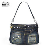 Luxury Handbags Women Bags Designer Women Messenger Bags Vintage Casual Denim Crossbody Bag Dollar Price Sac A Main Bolsos