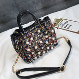 Luxury Pearls Bags For Women Handbag 2018 Wo Women Messenger Bag Colorful Females Crossbody Bag High Quality Girls Bucke Bags