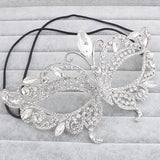 Princess Lady Silver Half Face Masquerade Party Wedding Mask Eye Costume Dance Portrait Prom Show Ball Masks