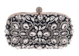 Evening Bags Diamond Rhinestone Pearls Beaded Wedding Clutch Women's Purse Handbags Wallets Evening Clutch Bag bolsa
