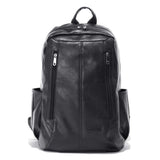 Men's Paten Leather Backpacks Fashion Bag for Men Business Travel Mochila Zip Men Laptop Backpack High Scho Bags