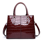 High Quality Crocodile Leather Handbag Luxury Pattern Leather Crossbody Bag Women Famous Designer Shoulder Messenger