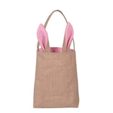 Handbag bag Unisex Solid bags for kids Open Jute Gif Bag Easter Rabbi ears Tote Handbag Wristlets Clutches Bag Apr30