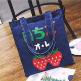 MOLAVE	Handbag	bag female Solid bags for women hasp Canvas Denim Tote Large Capacity Brief Shopping Shoulder Bag Apr7