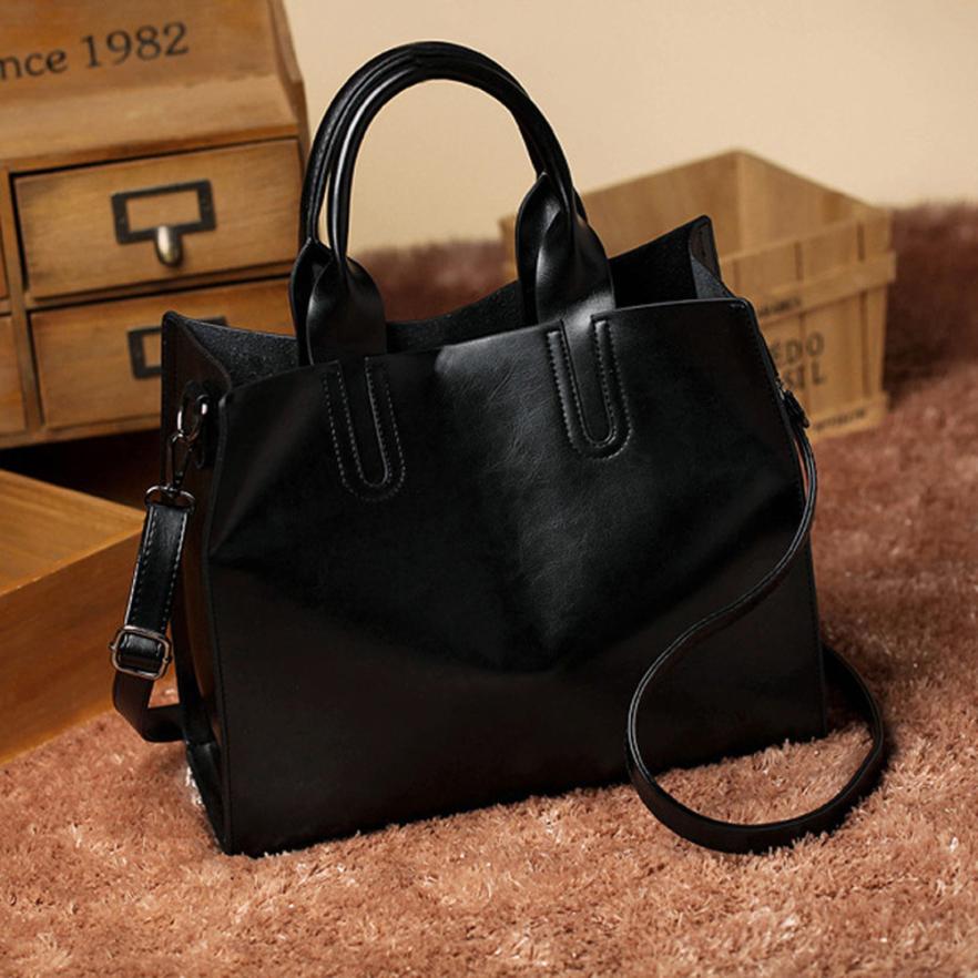 Handbag bag female	zipper bags for women PU Leather	Fashion Women Leather Handbag Messenger Shoulder Bag JAN19